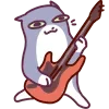 🎸 Эмодзи «Cat Motions 2» для Telegram