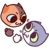 🤝 Эмодзи «Cat Motions 2» для Telegram