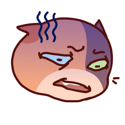 😰 Стикер «Cat Motions 2 without text» для Telegram