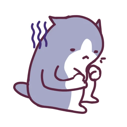 😔 Стикер «Cat Motions 2 without text» для Telegram