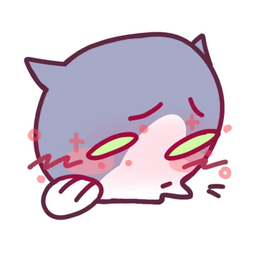 ☺ Стикер «Cat Motions 2 without text» для Telegram