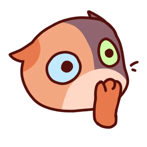 🫢 Стикер «Cat Motions 2 without text» для Telegram