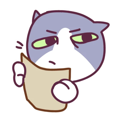 Стикерпак Cat Motions 2 without text для Telegram — скачать
