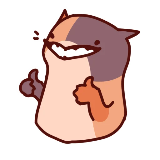 😀 Стикер «Cat Motions 2 without text» для Telegram