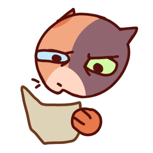 🫤 Стикер «Cat Motions 2 without text» для Telegram
