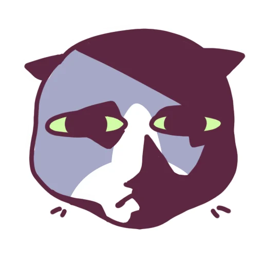 😑 Стикер «Cat Motions 2 without text» для Telegram
