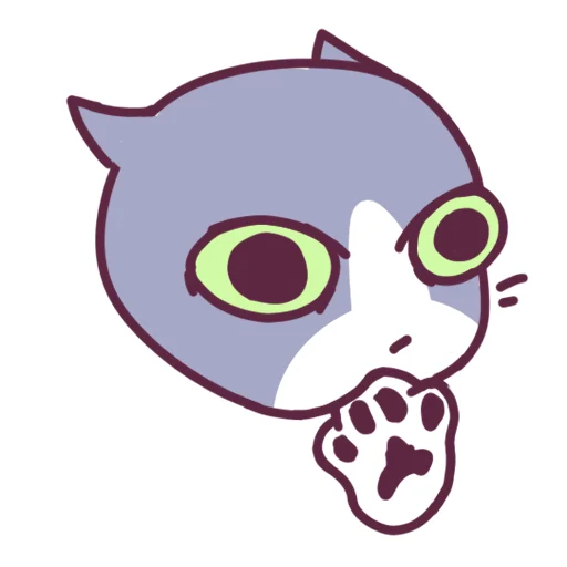 😑 Стикер «Cat Motions 2 without text» для Telegram
