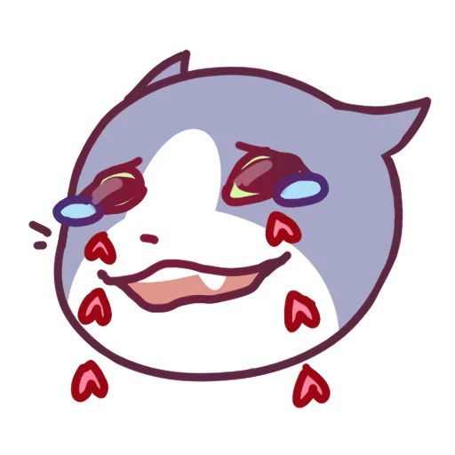 🥰 Стикер «Cat Motions 2 without text» для Telegram
