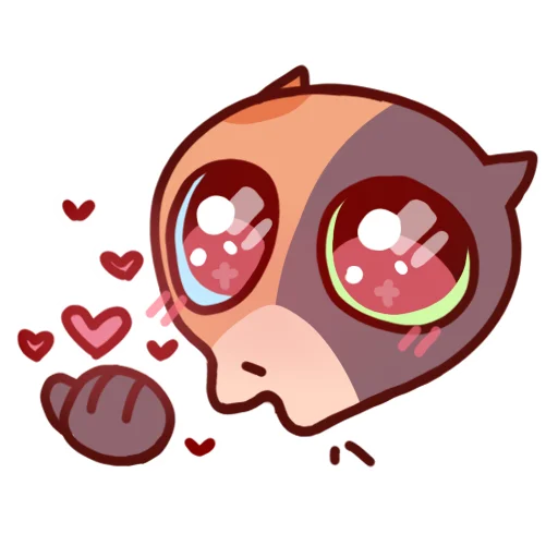 🥰 Стикер «Cat Motions 2 without text» для Telegram