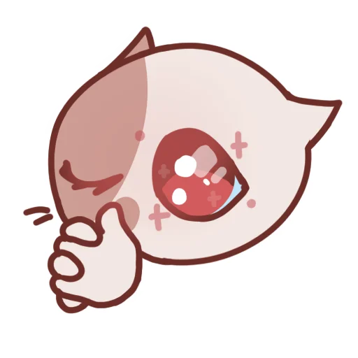 😙 Стикер «Cat Motions 2 without text» для Telegram
