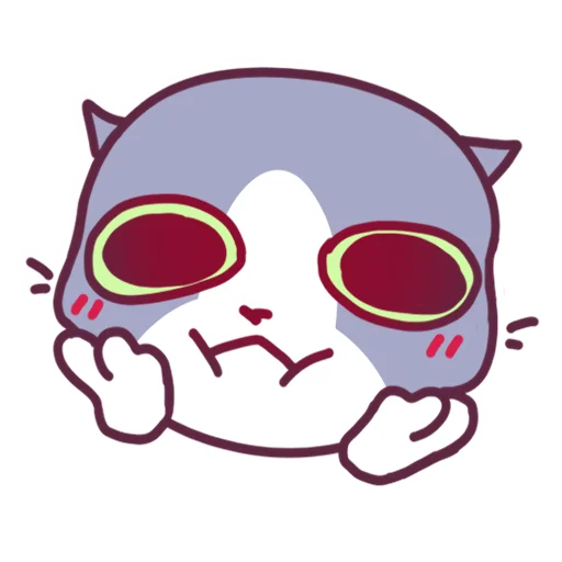 😏 Стикер «Cat Motions 2 without text» для Telegram