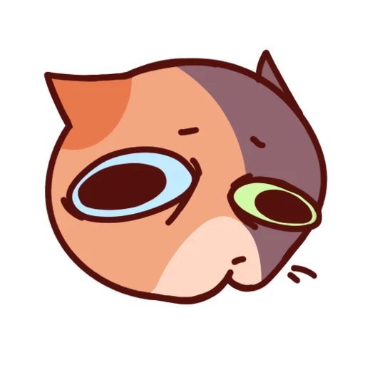 🙄 Стикер «Cat Motions 2 without text» для Telegram