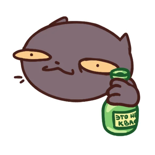 🍺 Стикер «Движовые коты» для Telegram