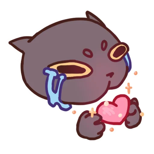 💖 Стикер «Движовые коты» для Telegram