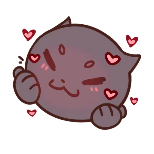 🥰 Стикер «Движовые коты» для Telegram