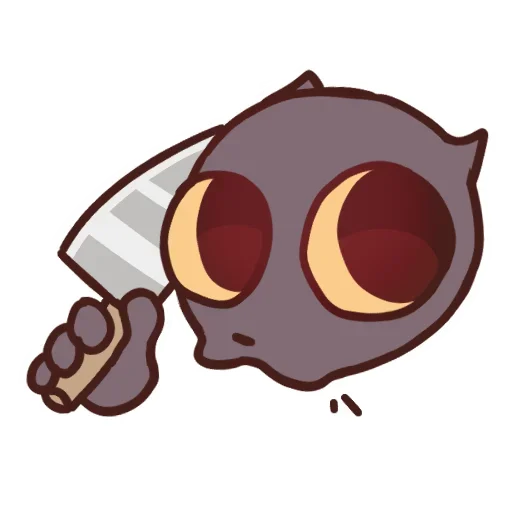 🔪 Стикер «Движовые коты» для Telegram