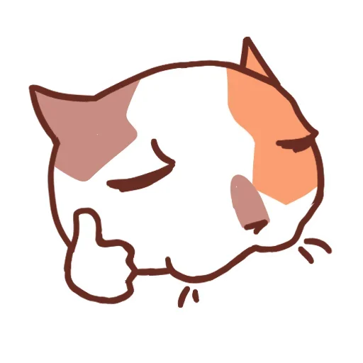 👍 Стикер «Движовые коты» для Telegram
