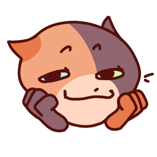 🫠 Стикер «Cat Motions 2» для Telegram