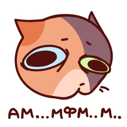 😐 Стикер «Cat Motions 2» для Telegram