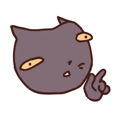 😐 Стикер «Cat Motions without text» для Telegram