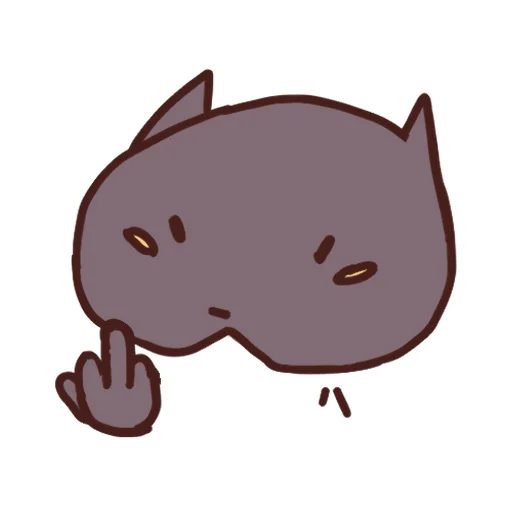 😠 Стикер «Cat Motions without text» для Telegram