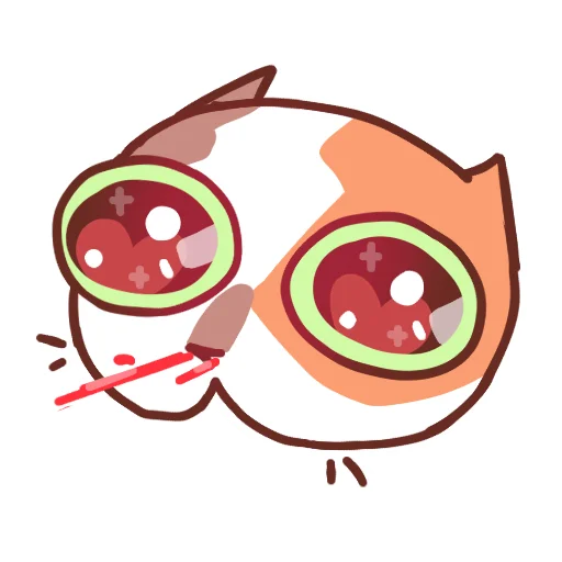 🤩 Стикер «Cat Motions without text» для Telegram