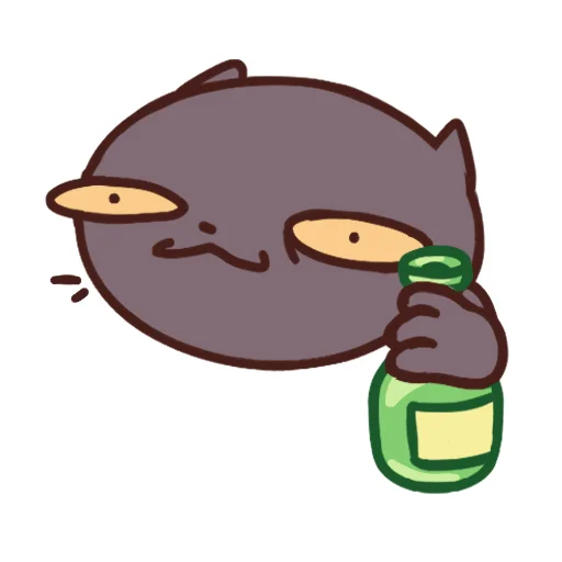 🥴 Стикер «Cat Motions without text» для Telegram