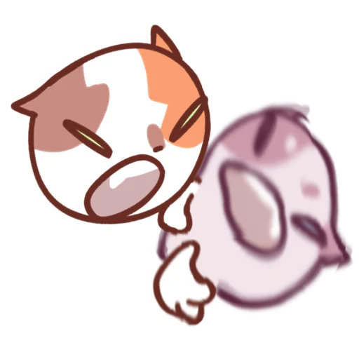 👿 Стикер «Cat Motions without text» для Telegram