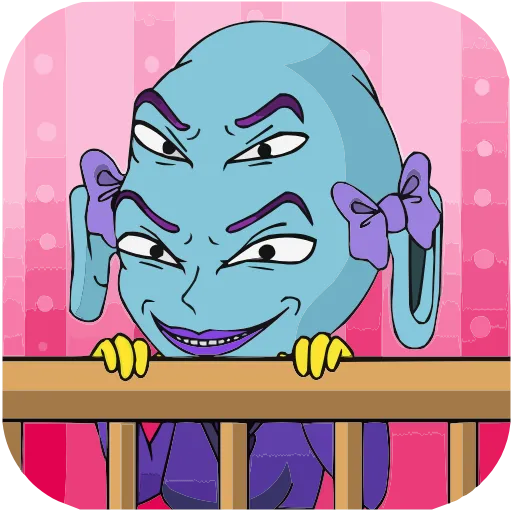 😈 Эмодзи «Осторожно, киберземляне!» для Telegram