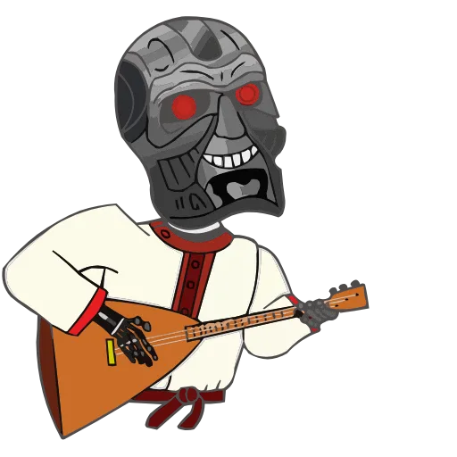 🎸 Эмодзи «Осторожно, киберземляне!» для Telegram