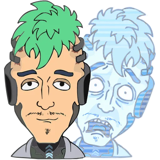 🤪 Эмодзи «Осторожно, киберземляне!» для Telegram