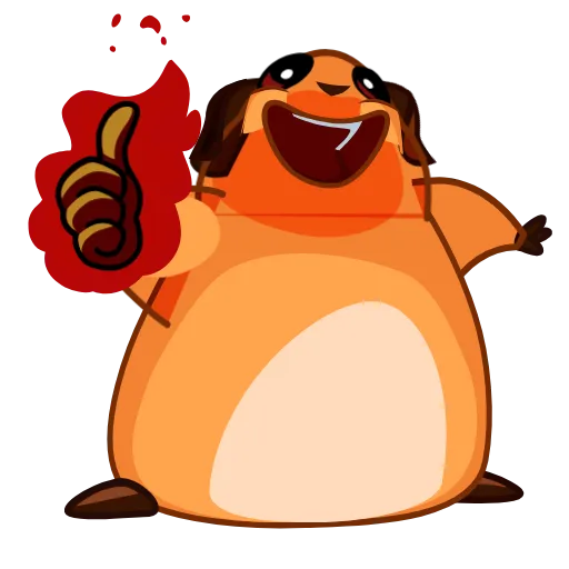 😁 Стикер «Melie the Cavy» для Telegram