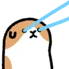 👀 Эмодзи «Cute cavy - морская свинка» для Telegram