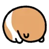 😴 Эмодзи «Cute cavy - морская свинка» для Telegram