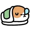 😴 Эмодзи «Cute cavy - морская свинка» для Telegram