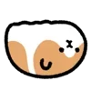 😐 Эмодзи «Cute cavy - морская свинка» для Telegram
