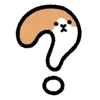 ❔ Эмодзи «Cute cavy - морская свинка» для Telegram