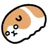 😳 Эмодзи «Cute cavy - морская свинка» для Telegram
