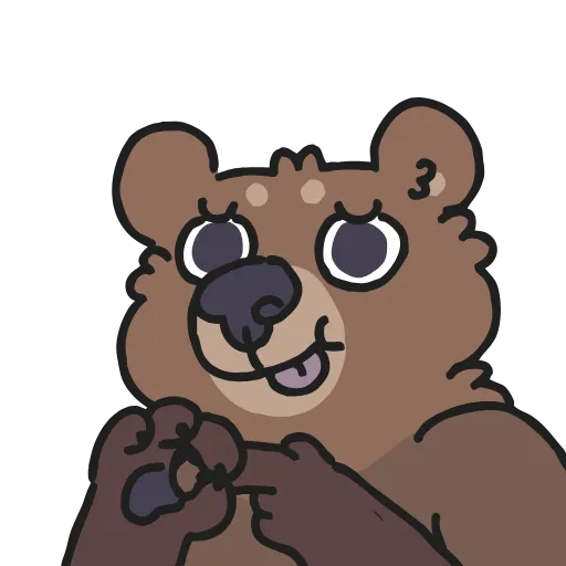 😛 Стикер «Animated Bears» для Telegram