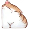 😌 Эмодзи «Cute Cat» для Telegram