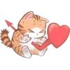 🥰 Эмодзи «Cute Cat» для Telegram