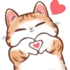 😍 Эмодзи «Cute Cat» для Telegram