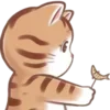 😌 Эмодзи «Cute Cat» для Telegram