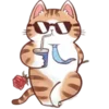 🌹 Эмодзи «Cute Cat» для Telegram