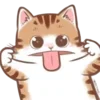 😝 Эмодзи «Cute Cat» для Telegram