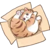 😌 Эмодзи «Cute Cat» для Telegram