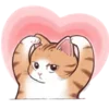 🥰 Эмодзи «Cute Cat» для Telegram