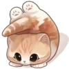 😌 Эмодзи «Cute Cat» для Telegram