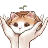 😌 Эмодзи «Cute Cat» для Telegram