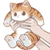 😌 Эмодзи «Cute Cat» для Telegram